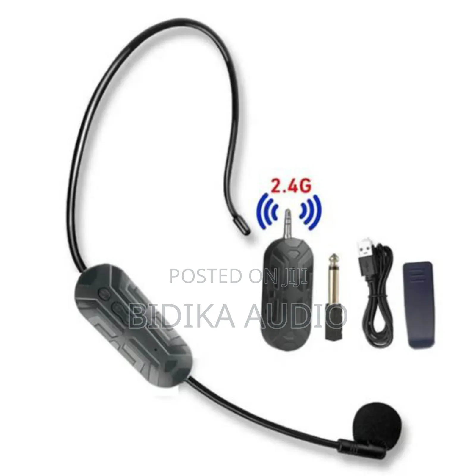 Uhf Wireless Microphone Headset Mic System 50m Effective