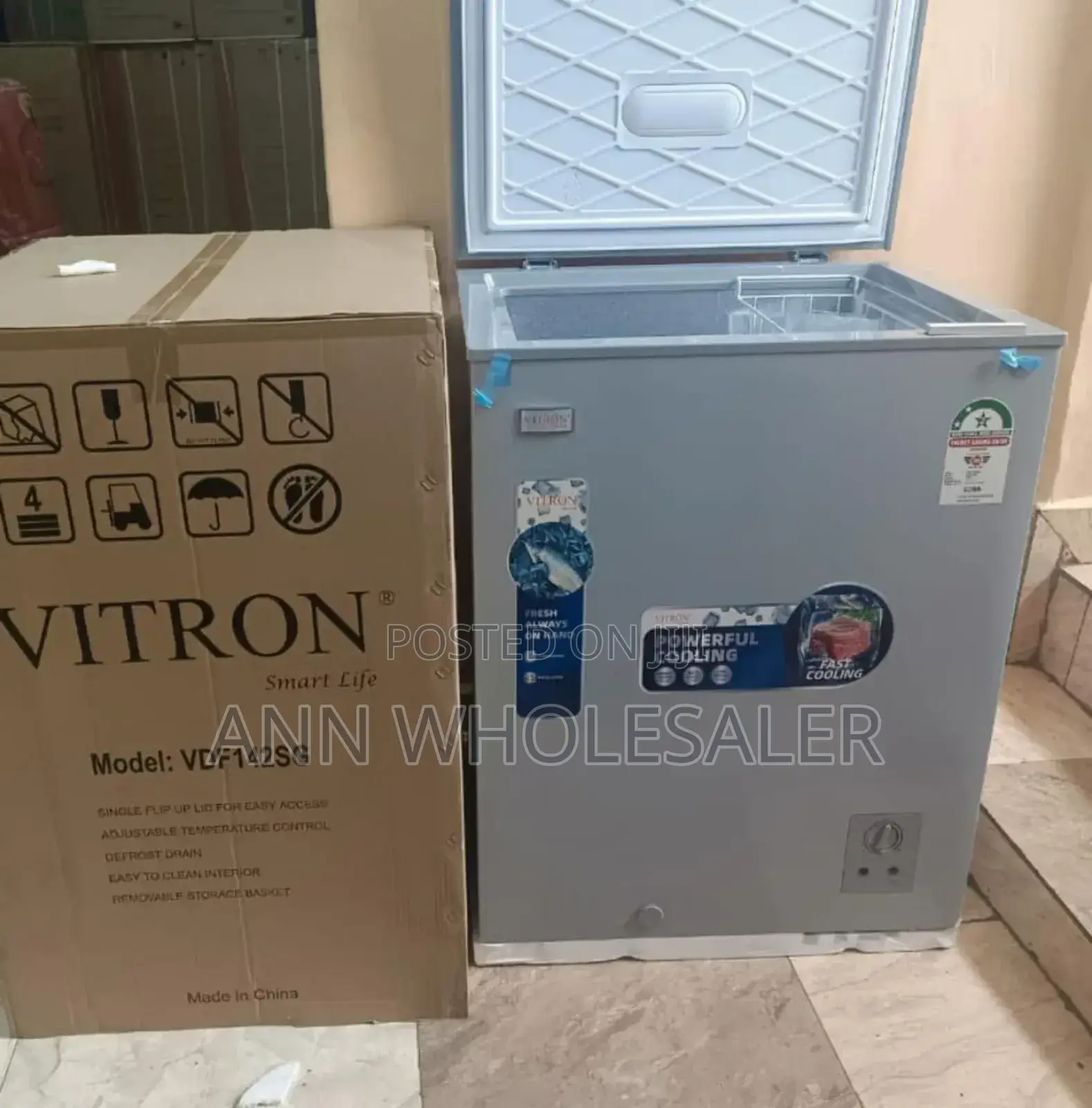 With Warranty 142 Deep Freezer/ Vitron