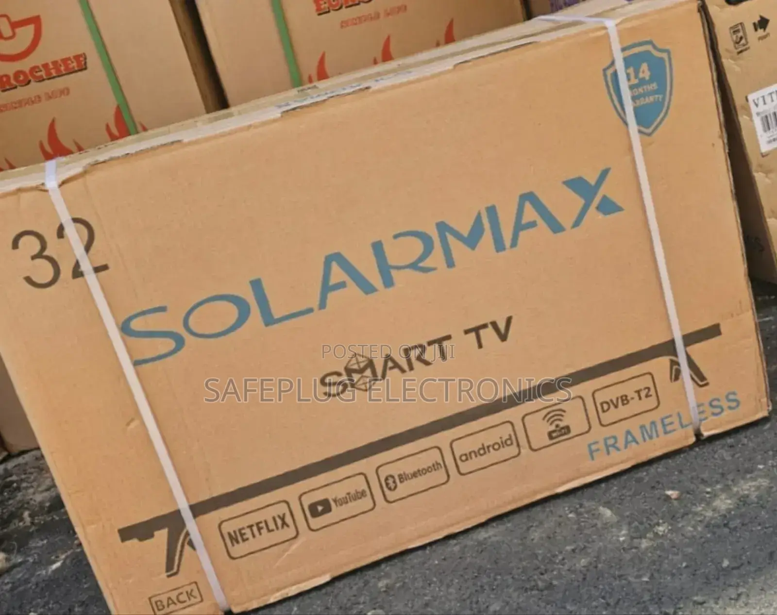 Wall Mountable Smart Tv - Solarmax 32" Inch Android Tv