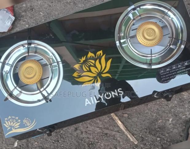 GS014-5 Glass Top Cooker - Ailyons 2 Gas Burners Stove