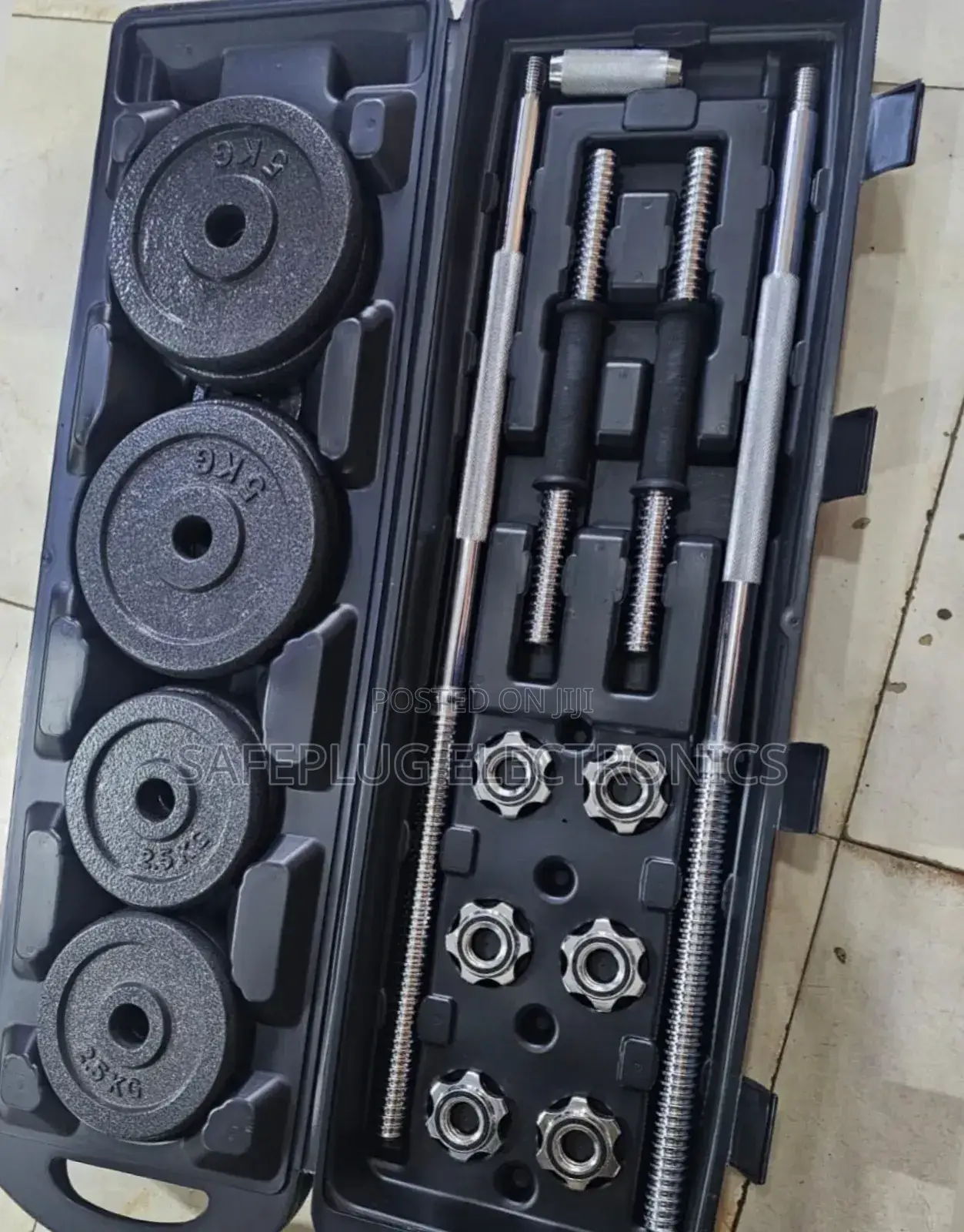 Adjustable Weights - Chrome Dumbbells 50kg