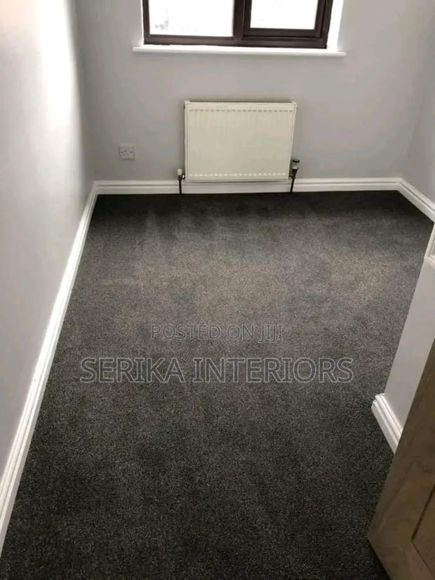 Dark Grey Wall to Wall Carpets for Office