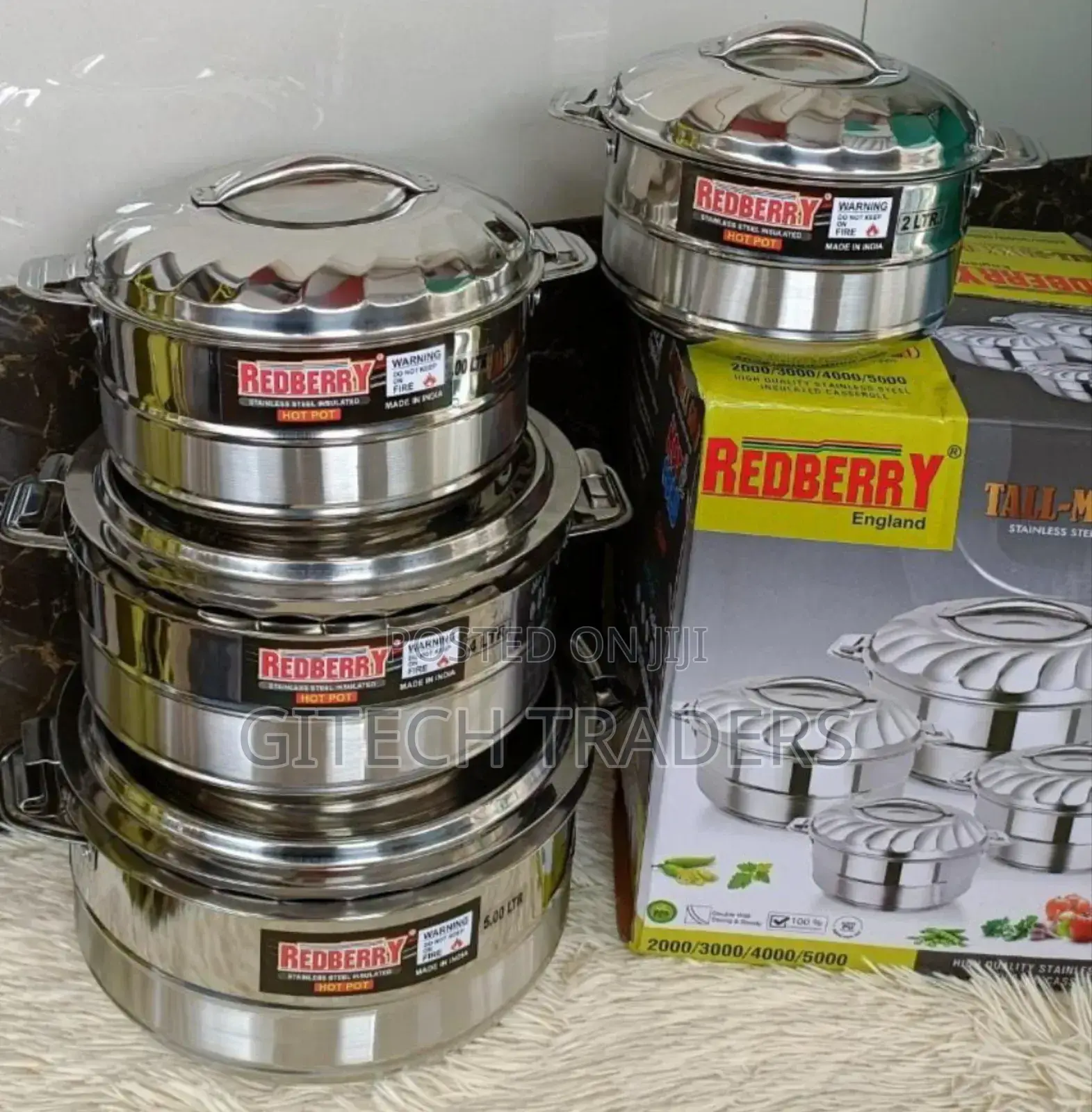 *Tall Maxx Stainless Steel Hotpots
