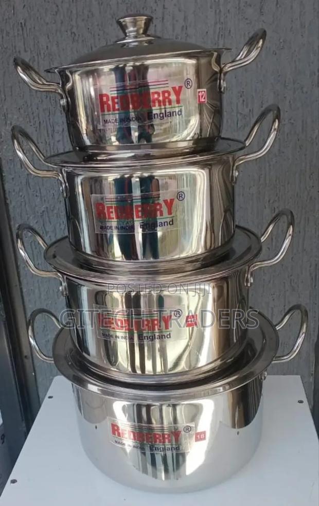 8 Pc Stainless Sufuria