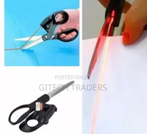 *DIYWORK Straight Fast Laser Guided Scissors