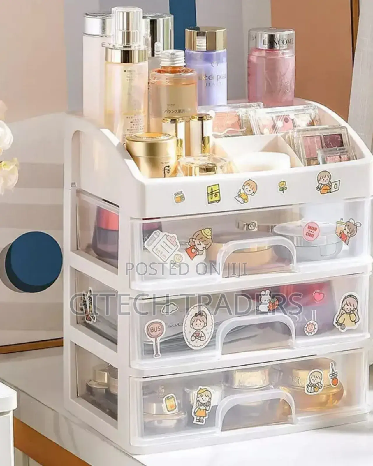 Cute Cosmetic Storage Box Organizer