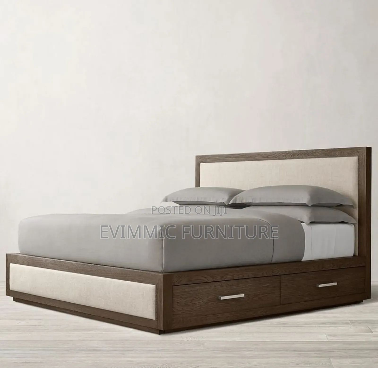 Wooden Box Bed With Storage