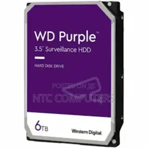 WD Purple Surveillance Hard Drive – 6 TB, 256 MB