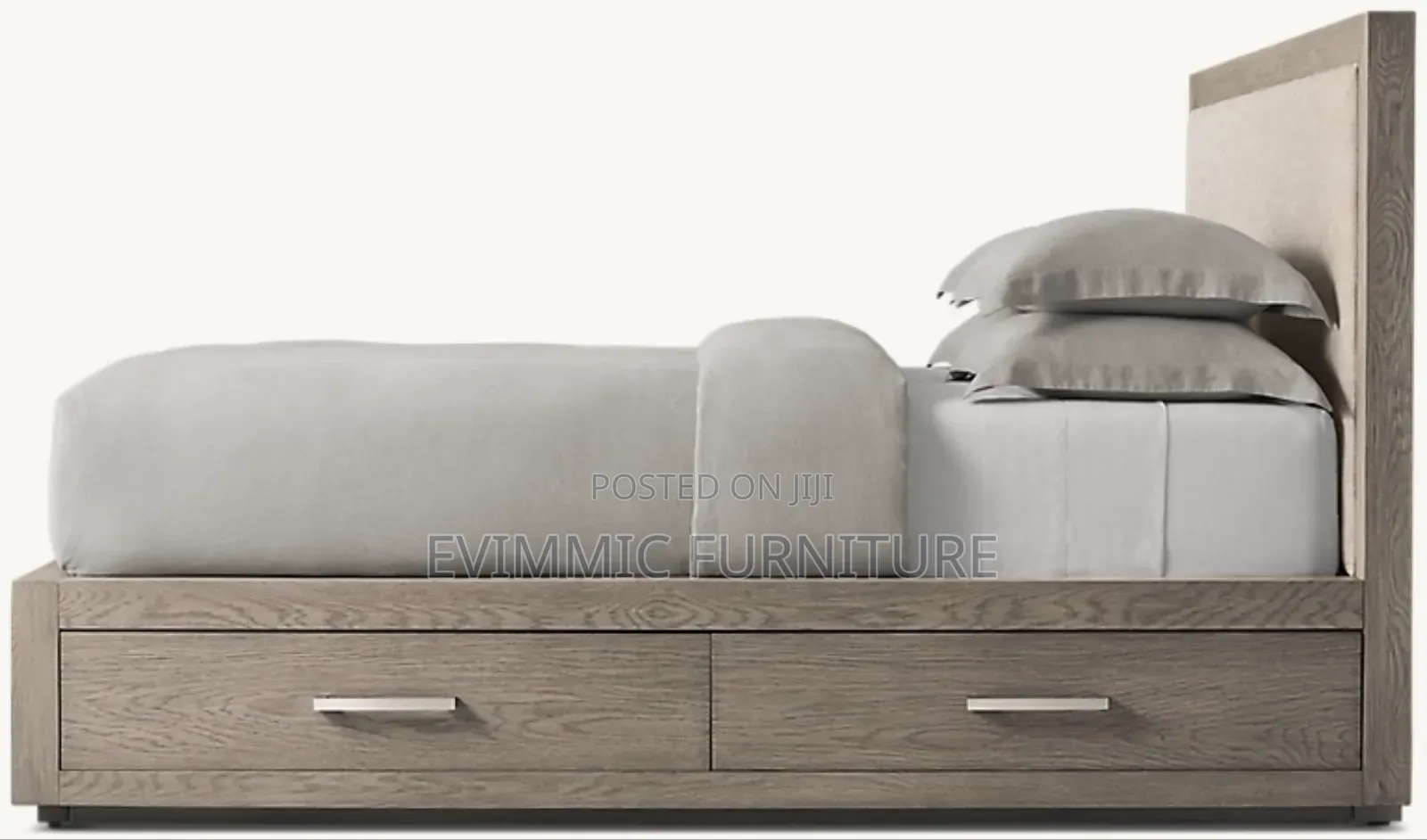 Wooden Box Bed With Storage
