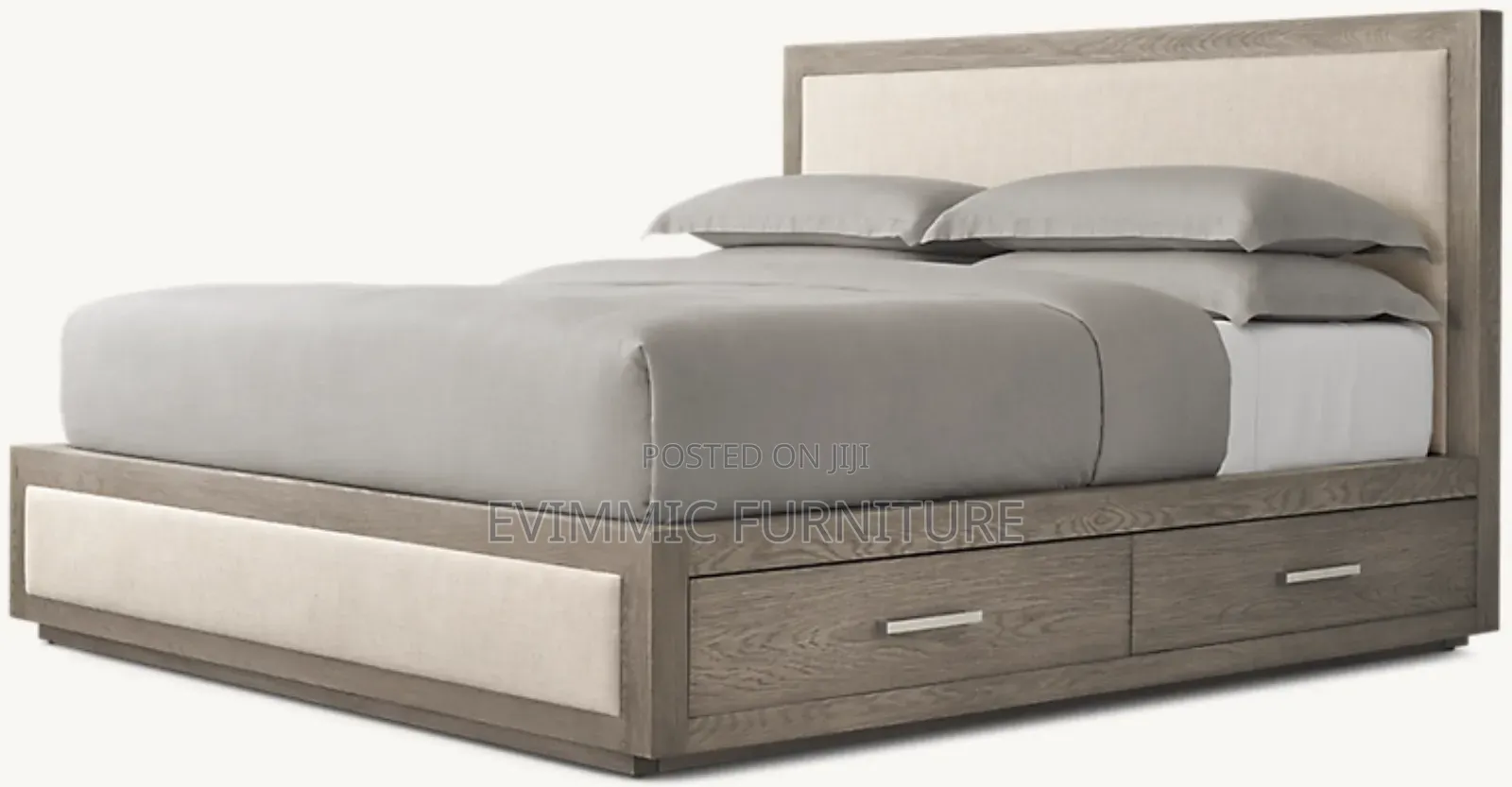 Wooden Box Bed With Storage