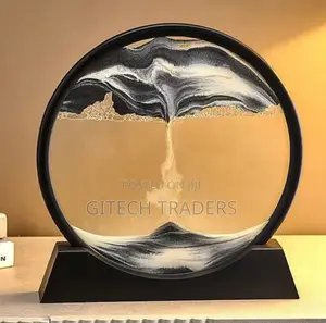 Moving Sand Art Sandscape Round Mountain