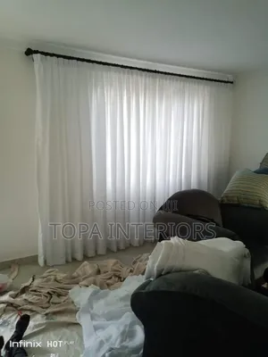 Plain White Quality Sheers for Living Room and Bedroom Nets