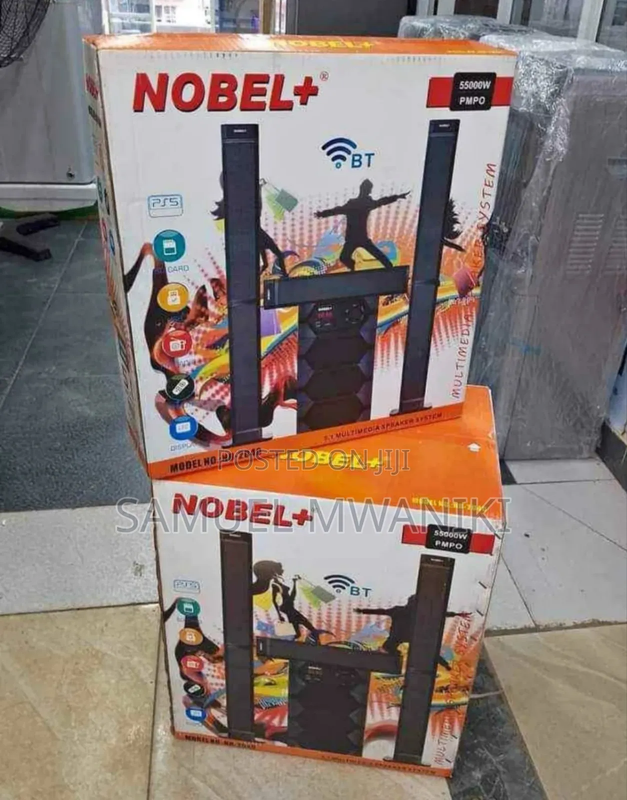 Nobel Plus Nb-2040 Subwoofer 55000w 5.1ch Tallboys