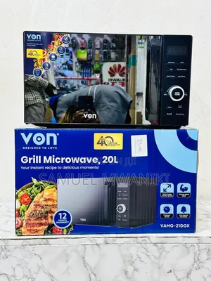 VON 25L Microwave Digital With Grill Large Cavity Space