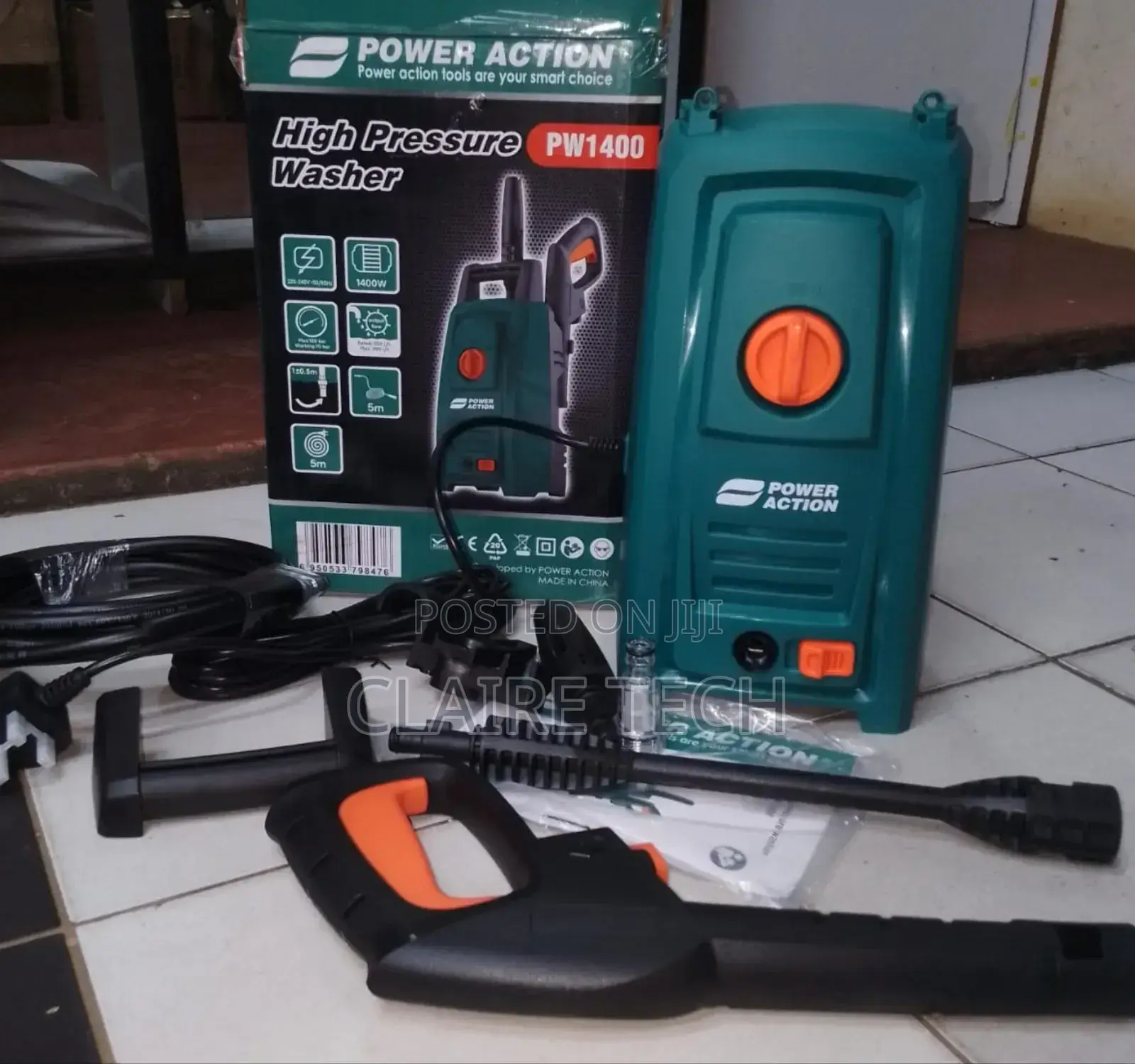 1400watts Pressure Washer Power Action