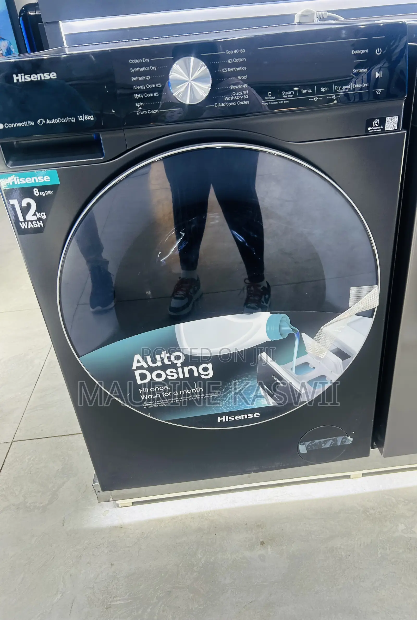Hisense 12kg Front Load Wash Dry Wd5s1245bb