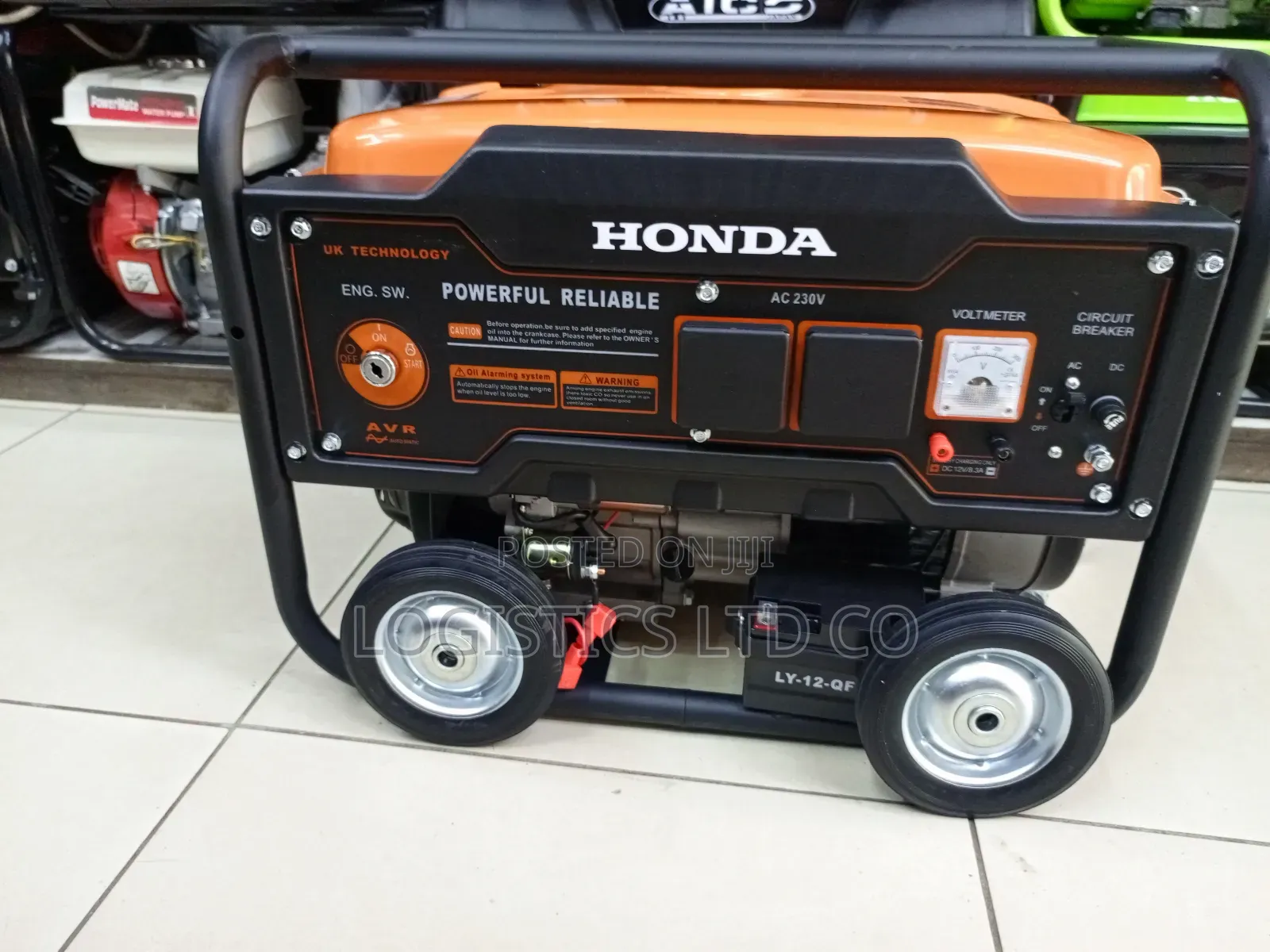 5.5kva Honda Gasoline Generator With Wheels