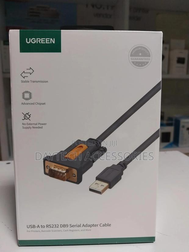 Ugreen Usb 2.0 to Rs232 Db9 Serial Cable Male a Converter