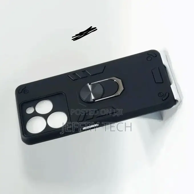 Tecno Spark 10 Pro Hard Armor Full Shockproof Case - BLACK.