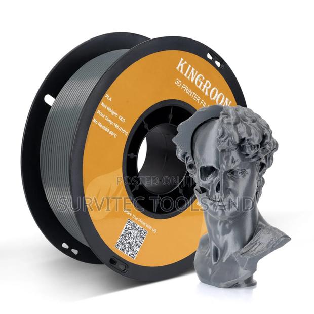 Grey 3d Printing Filament Pla - main view