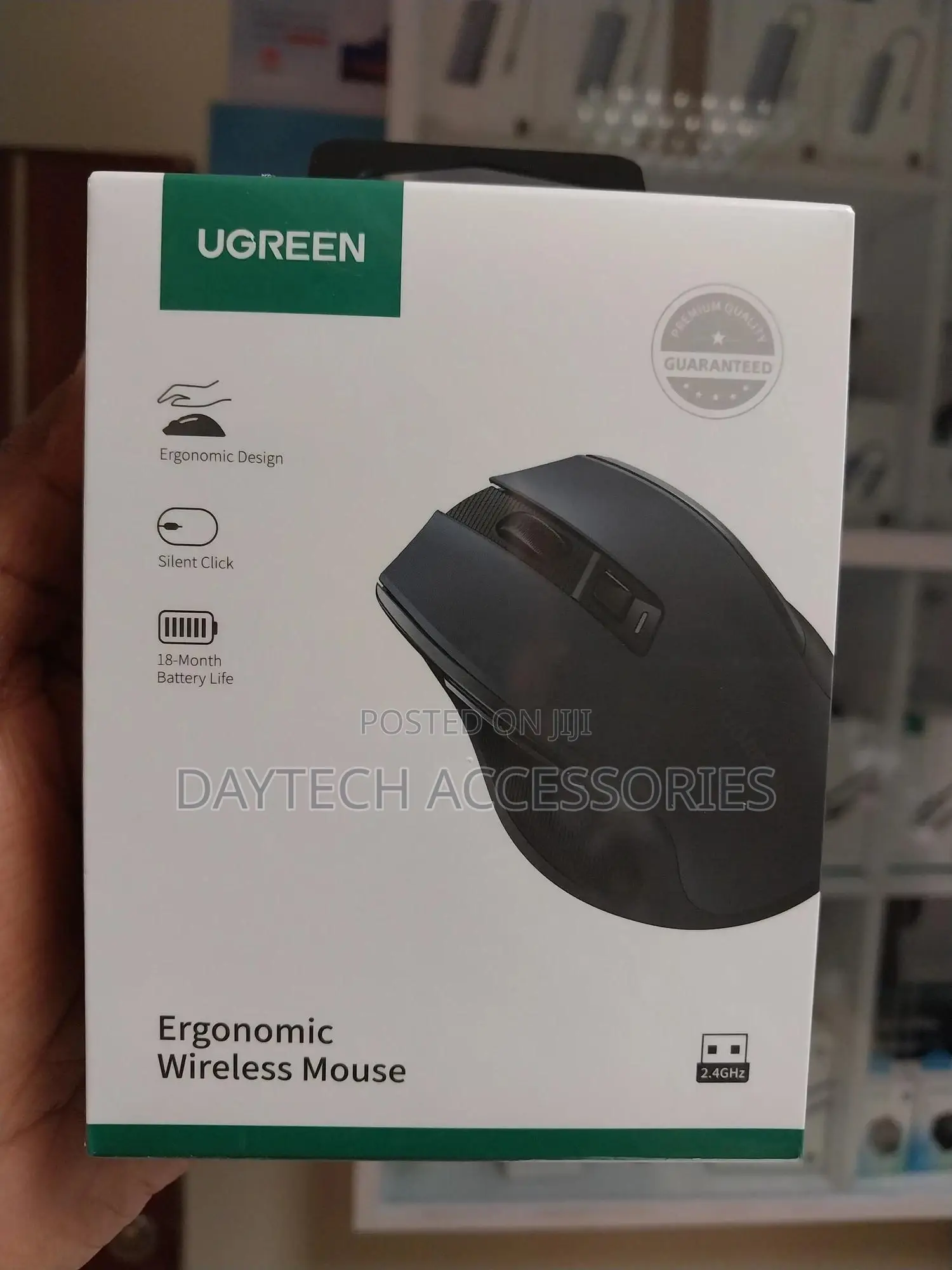 Ugreen Silent Wireless Mouse 4000dpi Accurate Control