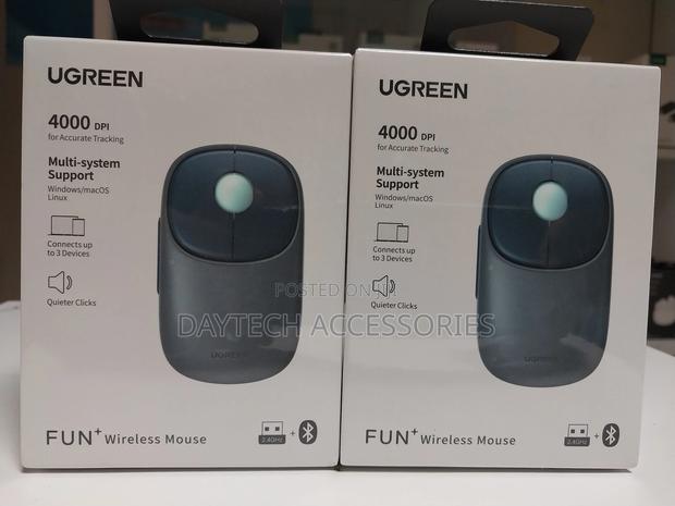 Ugreen Fun+ Wireless Bluetooth Mouse – Black - thumbnail 2