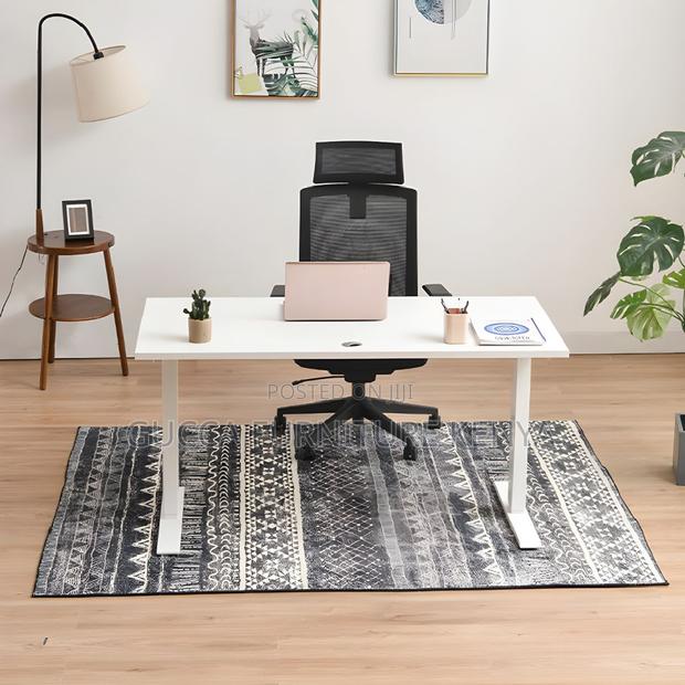 Office Tables: Adjustable Height Desk Long Wood Table Top