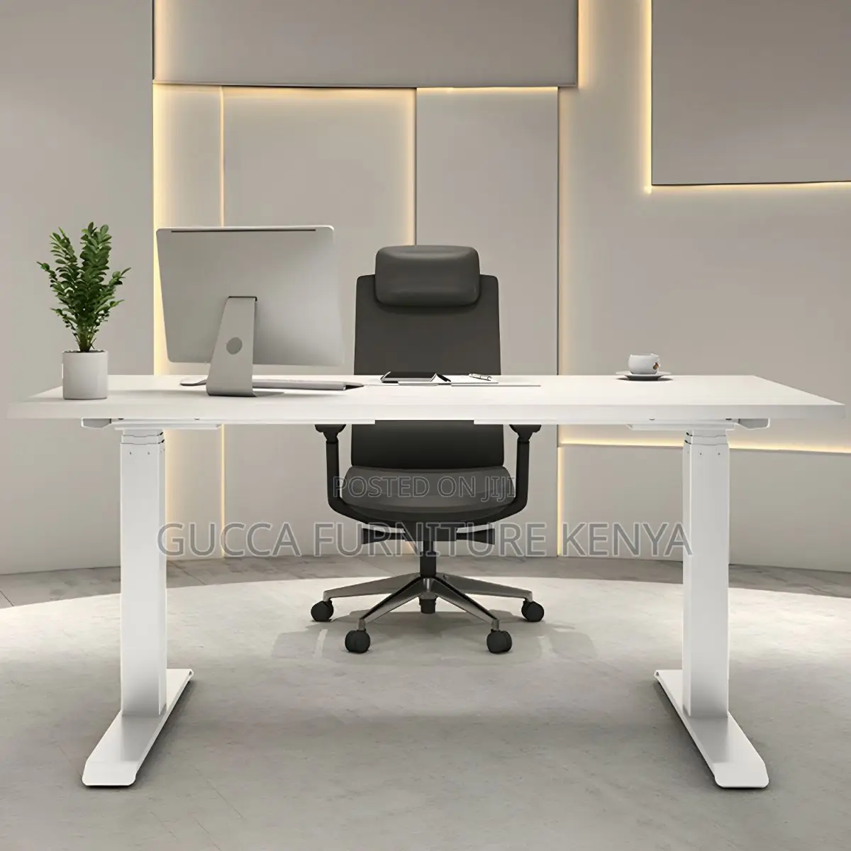 Office Tables: Adjustable Height Desk Long Wood Table Top
