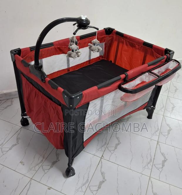 Baby Cot With Toys - main view