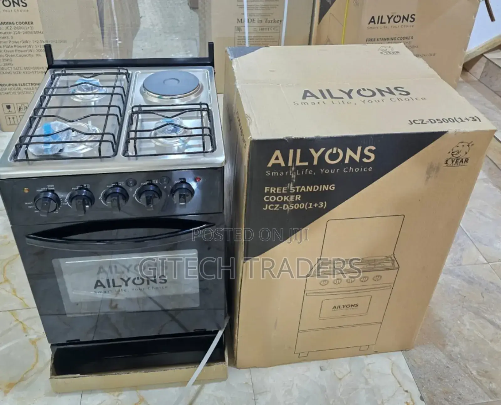 50*55 Ailyons 3+1 Standing Cooker