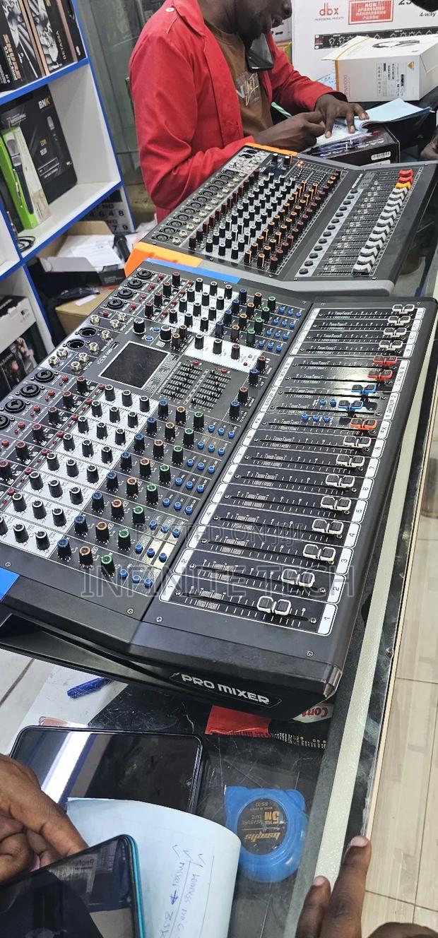 12 Channel Power Mixer With Groupings - main view