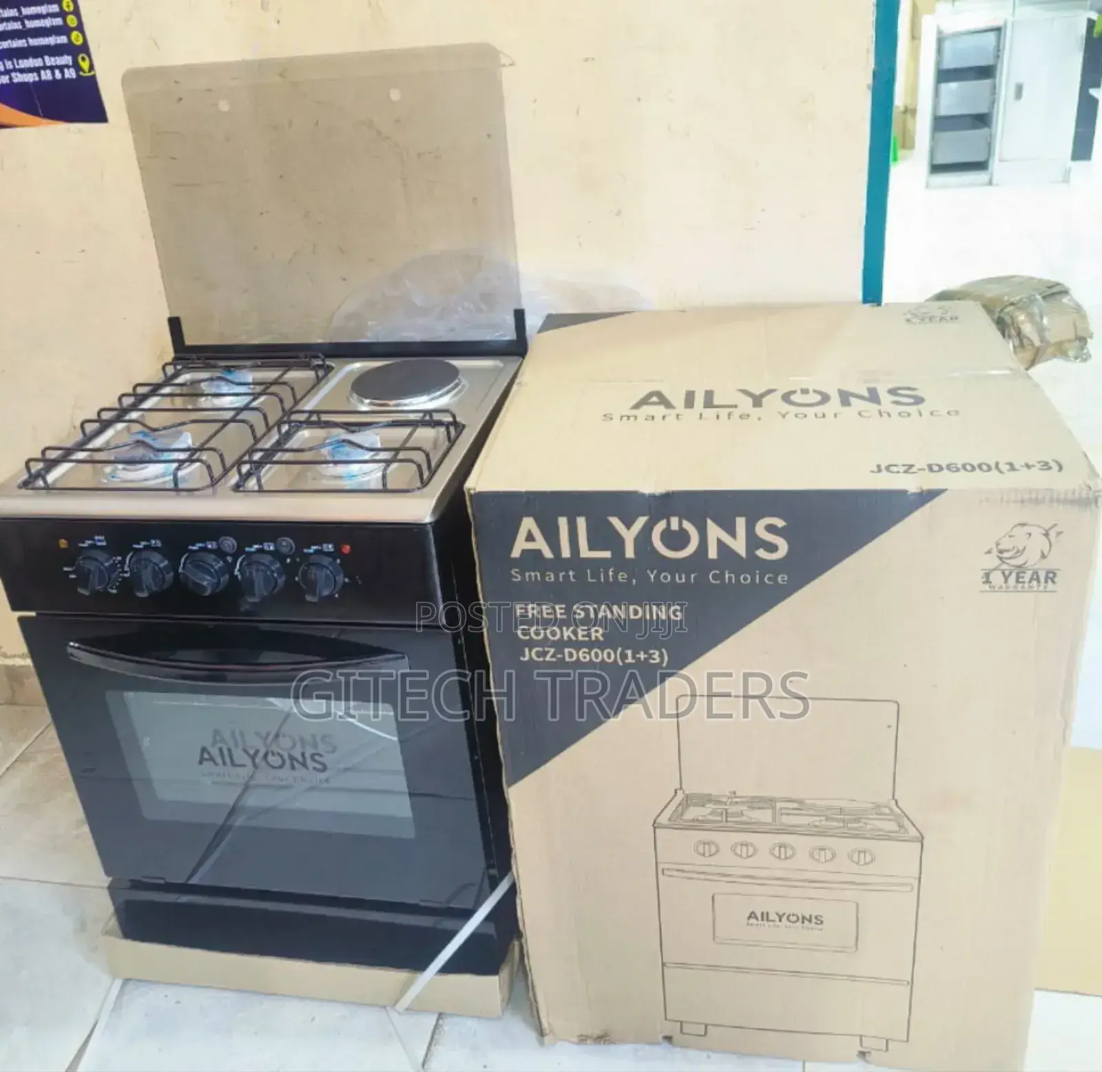 60*60 Ailyons 3+1 Standing Cooker