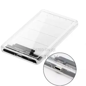 USB-C Transparent External HDD SDD 2.5 " USB 3.1 Enclosur