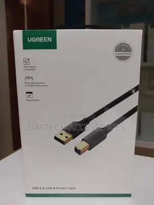 Ugreen Usb 2.0 Am to Bm Printer Cable 1.5m (Black) Ug-10350