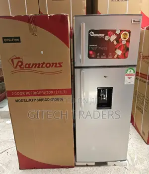 Ramtons RF/173, 2 Door Direct Cool Fridge, 128 Litr