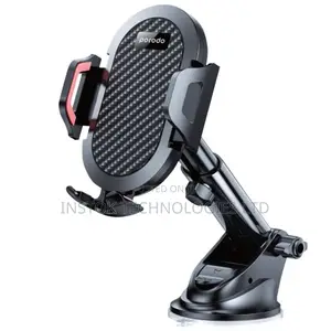 Porodo Dual Mount Car Phone Holder Suction Air Vent