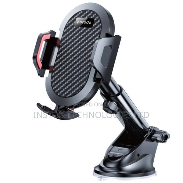 Porodo Dual Mount Car Phone Holder Suction Air Vent