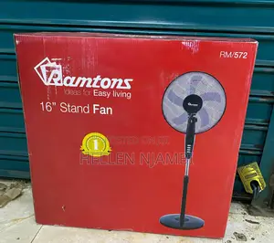 Ramton Black Standing Fan