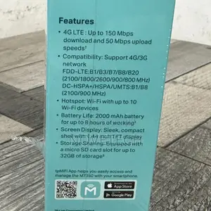 Tp-Link M7350 4G Mifi Wi-Fi Router Travel Portable Hotspot