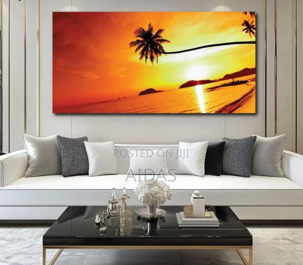 Palm Tree Sway Digital Print on Canvas - main view