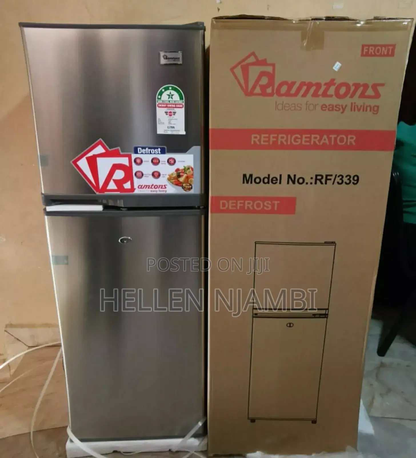 Ramtons Double Door Refrigerator