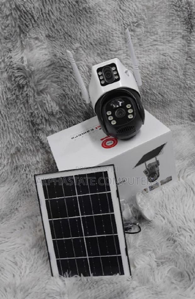 Dual Lens 2mp V380 Pro 4G Dual Lens Solar PTZ Outdoor Camera