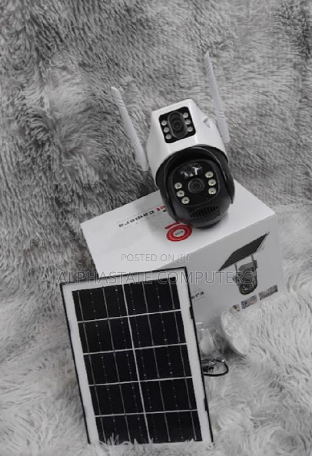 Dual Lens Solar PTZ 4G PTZ 4G Solar Powered Camera V380