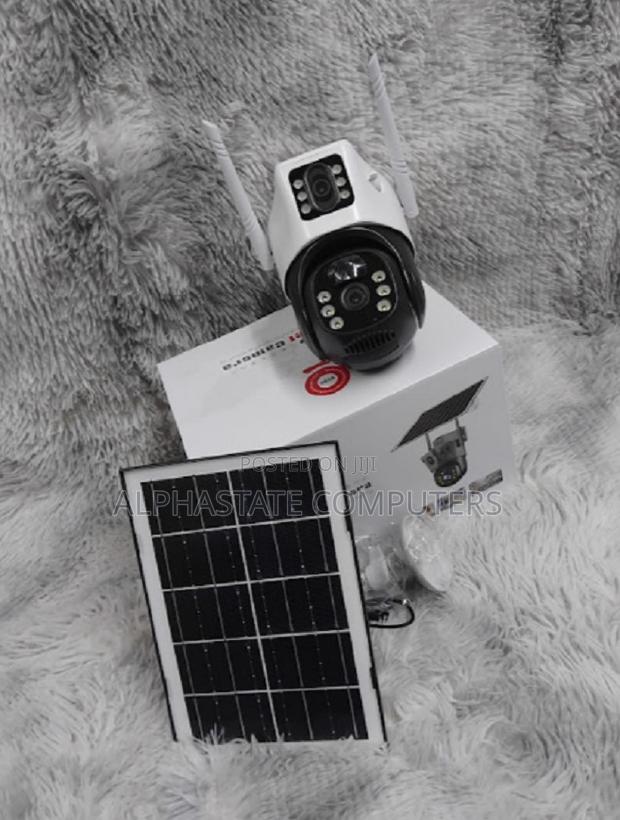 Solar 4G V380 Dual Lens PTZ Camera With Simcard Slot