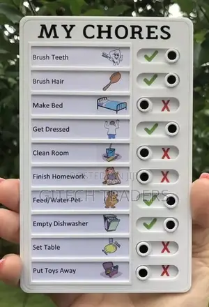 My Chores Kids Checklist,That Can Be Edited to Suit