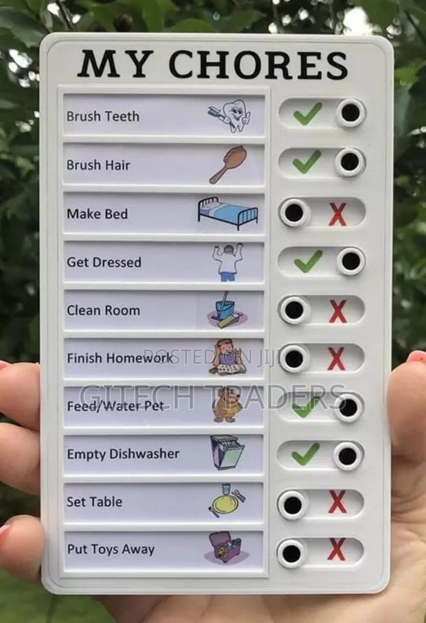 My Chores Kids Checklist,That Can Be Edited to Suit