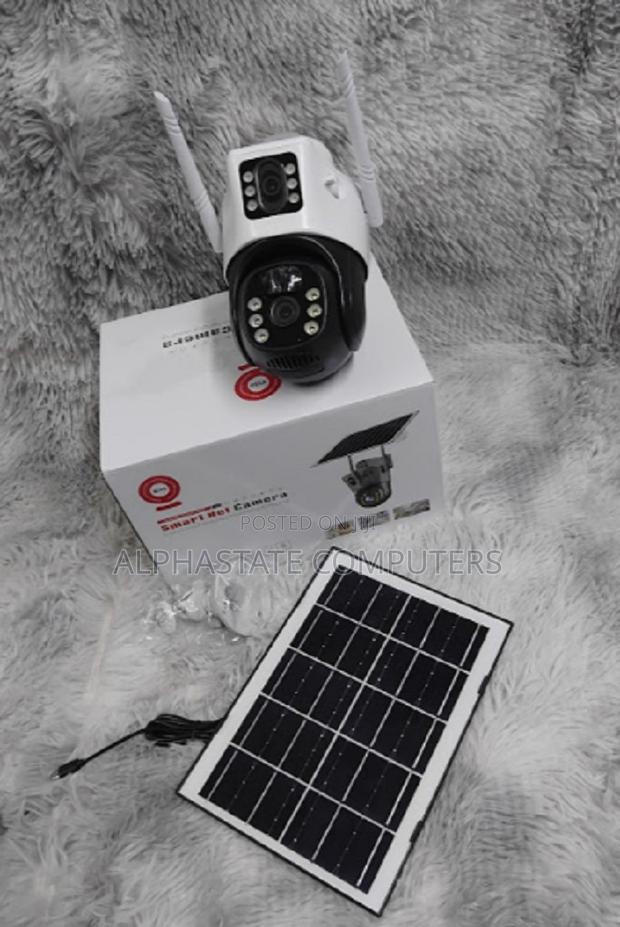 V380 Solar Camera 4G Dual Lens SIM Slot 4MP PTZ