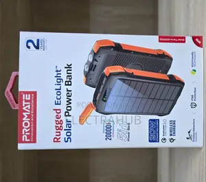 Promate Solartank Rugged 20pdqi Powerbank New Sealed