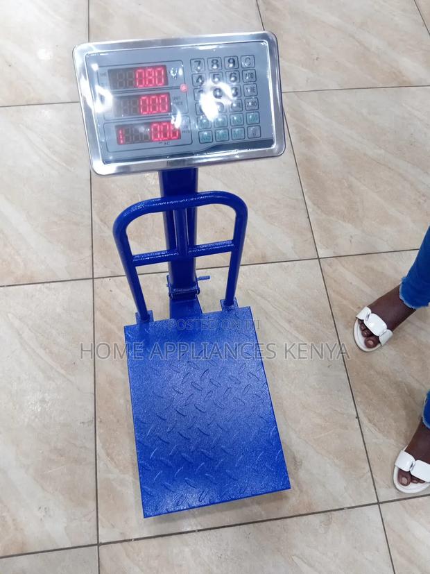 Blue Rechargeable Flatform Scale - thumbnail 2