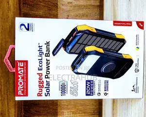 Promate Solartank Rugged 10pdqi Powerbank New Sealed